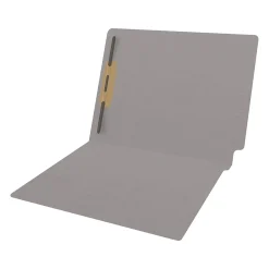 File Folders|Medical Arts Press Reinforced End Tab File Folder, Straight Cut, Letter-Size, Gray, 50/Box (S-01501-GRY)