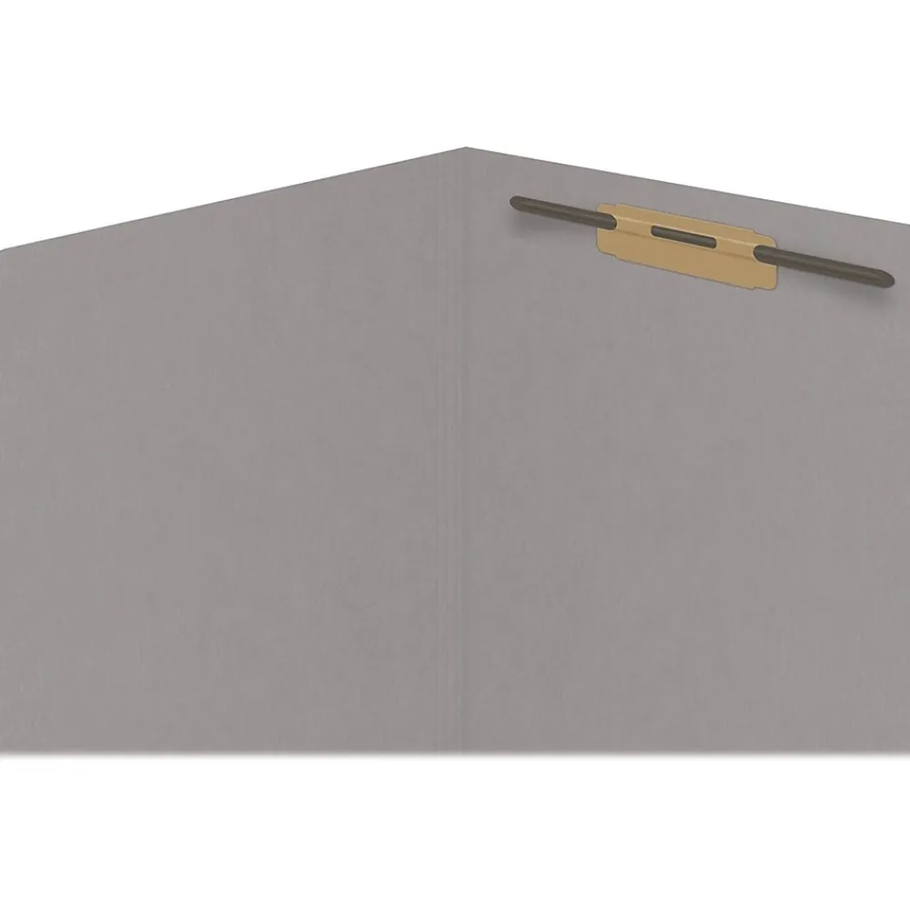 File Folders|Medical Arts Press Reinforced End Tab File Folder, Straight Cut, Letter-Size, Gray, 50/Box (S-01501-GRY)