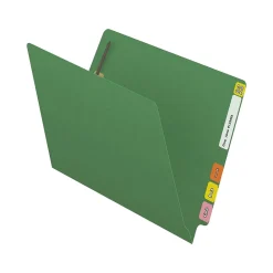 File Folders|Medical Arts Press Reinforced End Tab File Folder, Straight Cut, Letter-Size, Green, 250/Carton (S-01502-GRN-B)