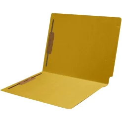 File Folders|Medical Arts Press Reinforced End Tab File Folder, Straight Cut, Letter-Size, Yellow, 250/Carton (S-01502-YLW-B)