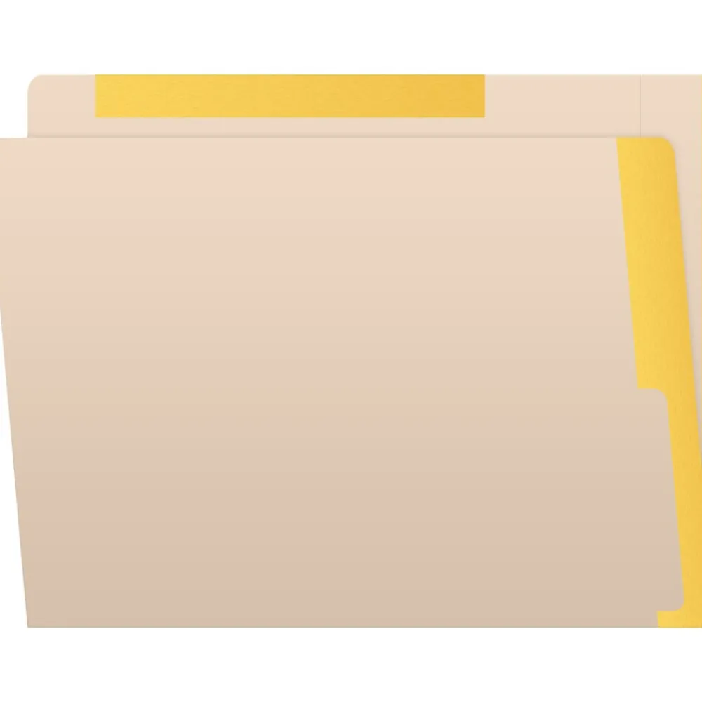 File Folders|Medical Arts Press Reinforced Top Tab File Folder, Full-Cut, Letter Size, Manila/Yellow, 50/Box (S-09468-YLW)