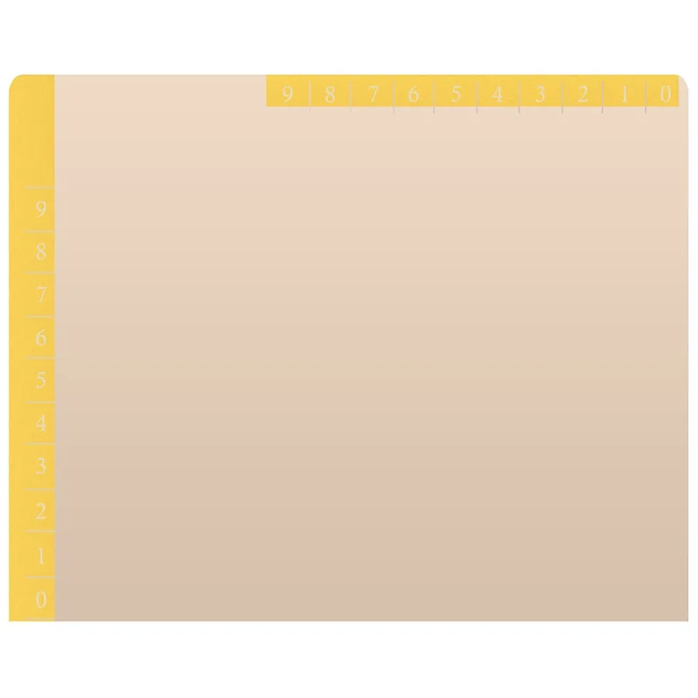 File Folders|Medical Arts Press Reinforced Top Tab File Folder, Full-Cut, Letter Size, Manila/Yellow, 50/Box (S-09468-YLW)