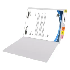 File Folders|Medical Arts Press Reinforced End Tab File Folder, Straight Cut, Letter-Size, White, 50/Box (S-01601-WHT)