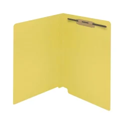 File Folders|Medical Arts Press Reinforced End Tab File Folder, Straight Cut, Letter-Size, Yellow, 50/Box (S-01601-YLW)