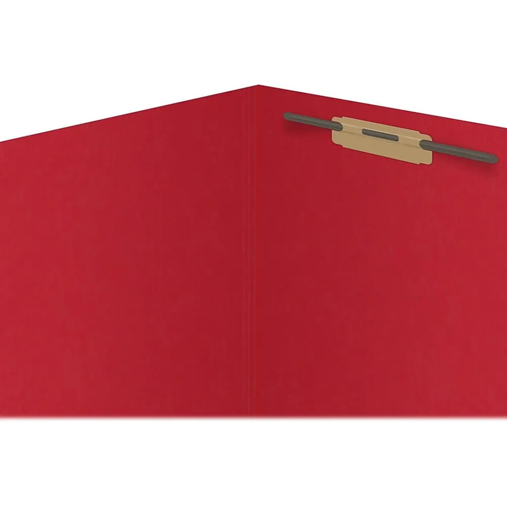 File Folders|Medical Arts Press Reinforced End Tab File Folder, Straight Cut, Letter-Size, Red, 50/Box (S-01501-RED)