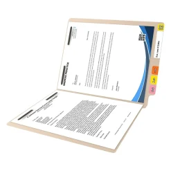 File Folders|Medical Arts Press Reinforced End Tab File Folder, Letter-Size, Manila, 50/Box (S-01316)