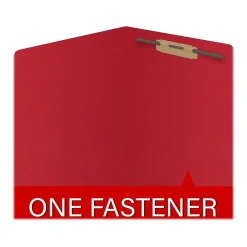 File Folders|Medical Arts Press Reinforced End Tab File Folder, Straight Cut, Letter-Size, Red, 50/Box (S-01601-RED)