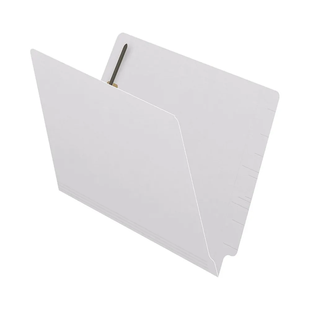 File Folders|Medical Arts Press Reinforced End Tab File Folder, Straight Cut, Letter-Size, White, 250/Carton (S-01602-WHT-B)