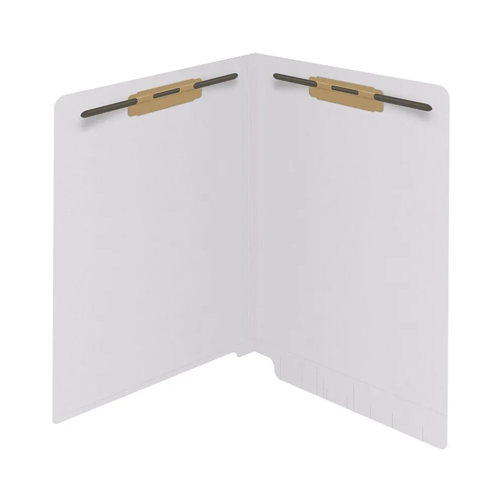 File Folders|Medical Arts Press Reinforced End Tab File Folder, Straight Cut, Letter-Size, White, 250/Carton (S-01602-WHT-B)