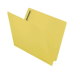 File Folders|Medical Arts Press Reinforced End Tab File Folder, Straight Cut, Letter-Size, Yellow, 50/Box (S-01602-YLW)