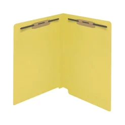 File Folders|Medical Arts Press Reinforced End Tab File Folder, Straight Cut, Letter-Size, Yellow, 50/Box (S-01602-YLW)