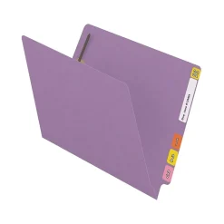File Folders|Medical Arts Press Reinforced End Tab File Folder, Straight Cut, Letter-Size, Lavender, 50/Box (S-01602-LAV)