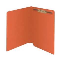 File Folders|Medical Arts Press Reinforced End Tab File Folder, Straight Cut, Letter-Size, Orange, 50/Box (S-01601-ORG)