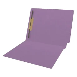File Folders|Medical Arts Press Reinforced End Tab File Folder, Straight Cut, Letter-Size, Lavender, 50/Box (S-01601-LAV)
