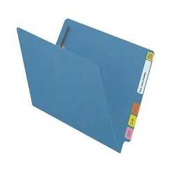 File Folders|Medical Arts Press Reinforced End Tab File Folder, Straight Cut, Letter-Size, Blue, 250/Carton (S-01602-BLU-B)