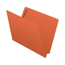 File Folders|Medical Arts Press Reinforced End Tab File Folder, Straight Cut, Letter-Size, Orange, 50/Box (S-01502-ORG)
