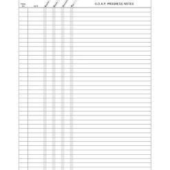 Notepads|Medical Arts Press S.O.A.P. Progress Reports, No Punch, 250/Pack (20432RL)