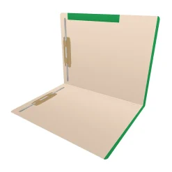 File Folders|Medical Arts Press Standard Reinforced File Folder, Straight Cut, Letter Size, Manila/Dark Green, 50/Box (50693DG)