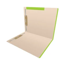 File Folders|Medical Arts Press Standard Reinforced File Folder, Straight Cut, Letter Size, Manila/Light Green, 50/Box (50693LG)