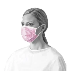 Medline Disposable ASTM Level 3 Procedure Face Masks with Earloop, Purple/White, 300/Carton (NON27712EL)
