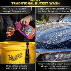 Meguiar's Deep Crystal Car Wash, 64 oz. (G10464C)<3M Outlet