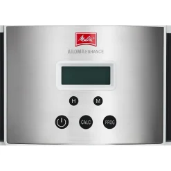 Melitta Aroma Enhance 10-Cups Automatic Drip Coffee Maker, White/Stainless Steel (MCM003PULWH0)
