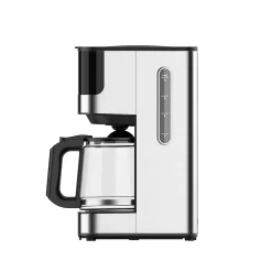 Melitta Aroma Tocco 10-Cup Automatic Drip Coffee Maker, Black/Stainless Steel (MCM009PULBK0)