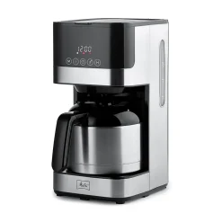 Melitta Aroma Tocco 8-Cups Automatic Drip Coffee Maker, Black/Stainless Steel (MCM010PULBK1)