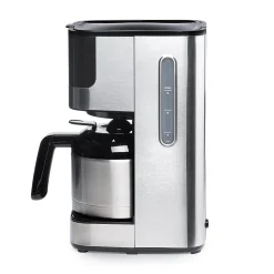 Melitta Aroma Tocco 8-Cups Automatic Drip Coffee Maker, Black/Stainless Steel (MCM010PULBK1)