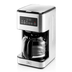 Melitta Aroma Tocco Plus 12-Cups Automatic Drip Coffee Maker, Black/Stainless Steel (MCM011PULBK0)