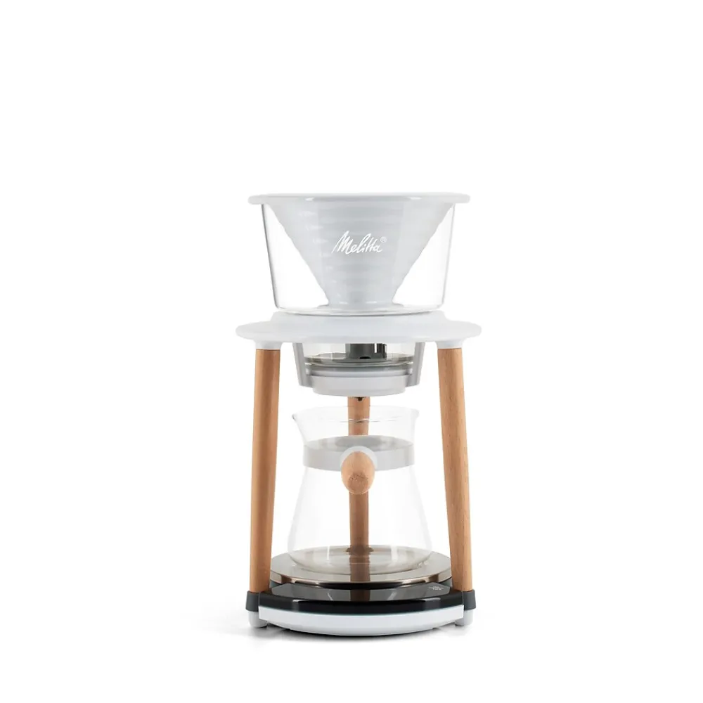 Melitta Senz V Smart 2-Cups Pourover Coffee Maker, White (MSP002WULWH0)