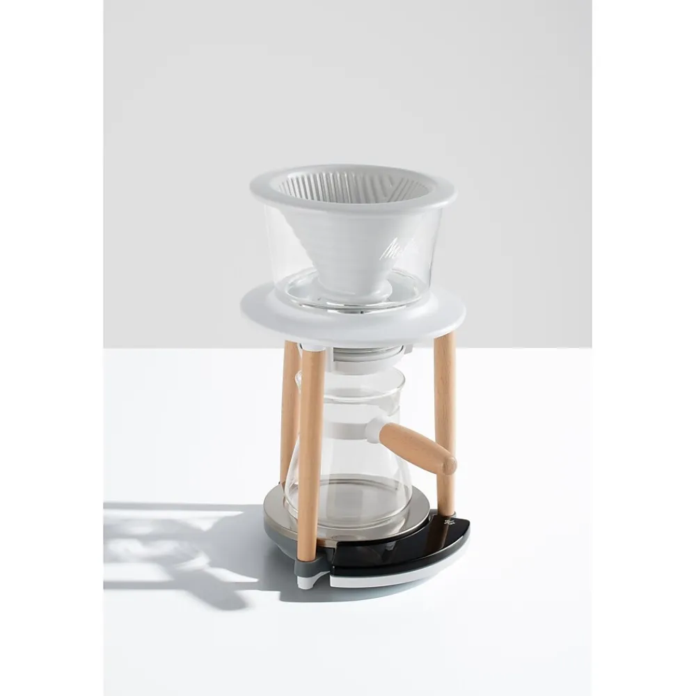 Melitta Senz V Smart 2-Cups Pourover Coffee Maker, White (MSP002WULWH0)