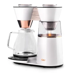 Melitta Vision Luxe 12-Cups Automatic Drip Coffee Maker, Copper/White (MCM002WULGW1)