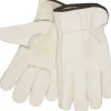 MCR Safety Memphis Glove Select Grade Grain Cowhide Leather Drivers Gloves, Natural, Extra-Large, 12/Pair (3211XL)