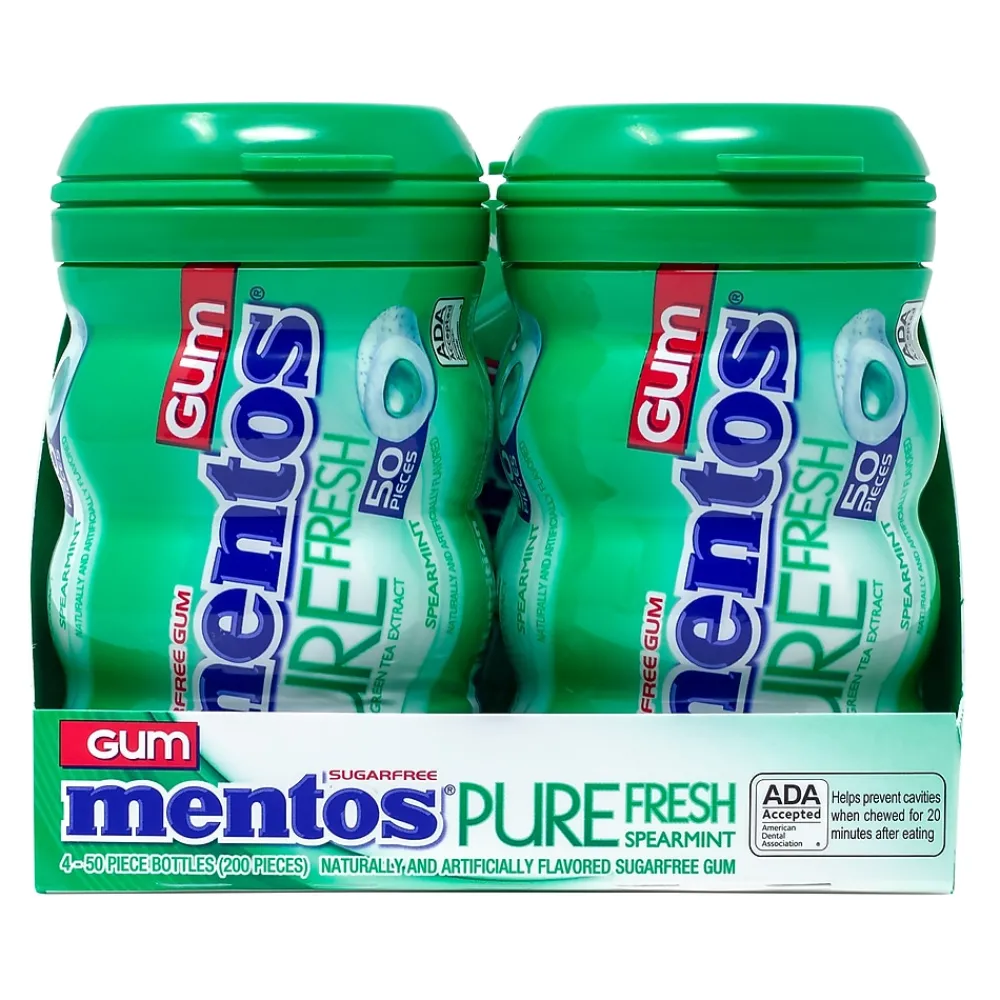 Mentos Mint Gum, 400 Pieces/Pack, 8/Box (600-00727)