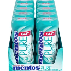 Mentos Pure Fresh Sugar Free Gum, Wintergreen, 10/Box (VAM1463621)
