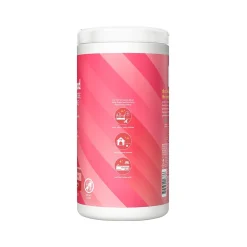 Disinfecting Wipes, Pink Grapefruit Scent, 70 Wipes/Canister (338527)<Method