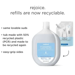 Foaming Hand Soap Refill, Sweet Water Scent, 28 Fl. Oz. (328119)<Method Clearance