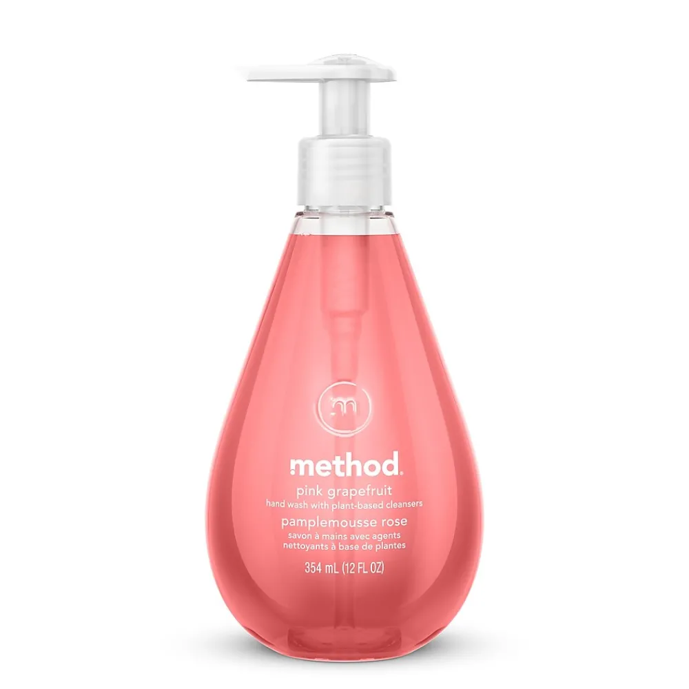 Liquid Hand Soap, Pink Grapefruit Scent, 12 Oz. (MTH00039)<Method Clearance