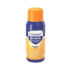 24 Disinfecting Sanitizing Spray, Citrus Scent, 2.8 Oz. (28078)<Microban New