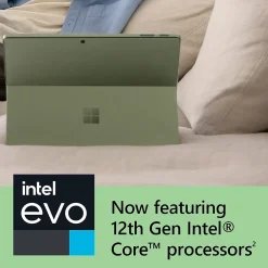 Surface Pro 9 13" Tablet, Intel Core i7-1255U Evo, 16GB Memory, WiFi, 256GB SSD, Windows 11 Home, Forest (QIL-00052)<Microsoft Outlet