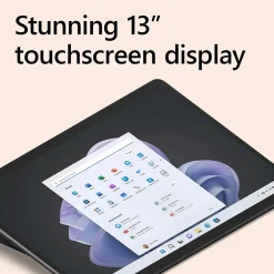 Surface Pro 9 13" Tablet, Intel Core i7-1255U Evo, 16GB Memory, WiFi, 512GB SSD, Windows 11 Home, Graphite (QIX-00018)<Microsoft Clearance