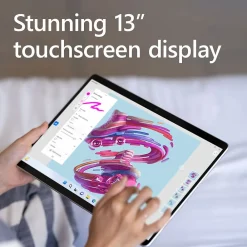 Surface Pro 9 13" Tablet, SQ3 Processor, 8GB Memory, WiFi + 5G LTE, 128GB SSD, Windows 11 Home, Platinum (RS1-00001)<Microsoft Sale