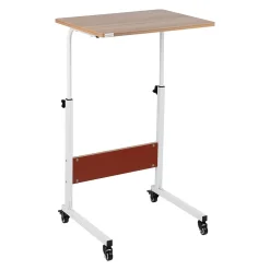 Standing Desks*Mind Reader 21.75" Adjustable Standing Desk Laptop Stand, Brown/White (OBRJUST-BRN)