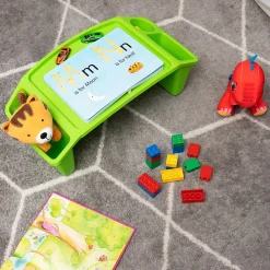 10.75" x 22.25" Plastic Kids' Lap Desk Activity Tray, Green, 2/Pack (2KIDLAP-GRN)<Mind Reader