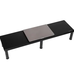 New Mind Reader Adjustable Dual Monitor Stand, Black (DUBMO-BLK)