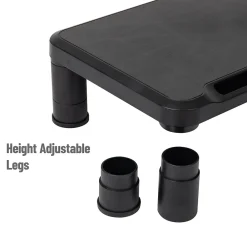 Discount Mind Reader Adjustable Monitor Stand, Black, 2/Pack (2SMPLMON-BLK)