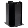 Mind Reader 4-Compartment Cup and Lid Carousel Coffee Countertop Organizer, Black (CDISP-BLK)
