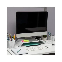 Sale Mind Reader Contemporary Monitor Stand and Laptop Riser, White (MARMON-WHT)