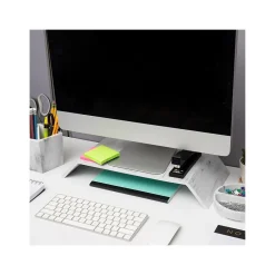 Sale Mind Reader Contemporary Monitor Stand and Laptop Riser, White (MARMON-WHT)
